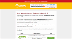 Desktop Screenshot of lotto-faq.de